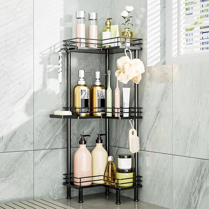 Consumest Corner Shower Caddy Standing by Consumest