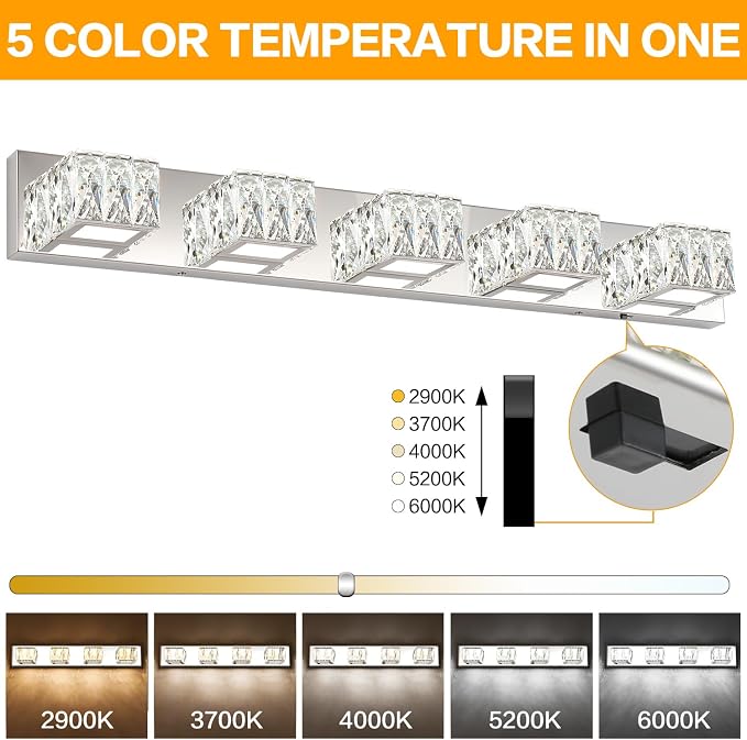 ZUZITO Modern Bathroom Vanity Light - Image 3