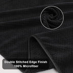 Black Bath Towels Set 35x70 Inches - Image 9