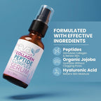 Eva Naturals Multi Peptide Face Serum – Anti Aging Collagen Peptides - Image 6