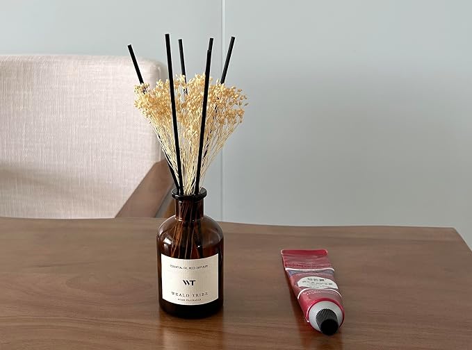 WEALD TRIBE Reed Diffuser Set for Bathroom Air Fresheners, Oil Diffuser Sticks - Image 3