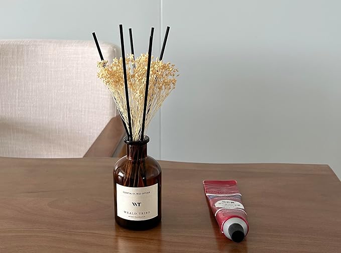 WEALD TRIBE Reed Diffuser Set for Bathroom Air Fresheners, Oil Diffuser Sticks - Image 4