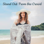 Premium Turkish Beach Towel – 35"x67" Lightweight Quick Dry Towel – 100% Cotton - Image 5