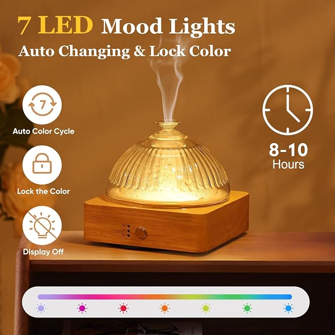 Lecdura Glass Essential Oil Diffuser - Image 4