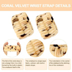 CAVETEE Spa Headband and Wristband Set, Spa & Makeup Fluffy Bow Headband - Image 6
