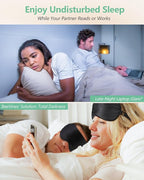 BeeVines Sleep Mask, 2 Pack 100% Real Natural Silk Eye Masks - Image 6