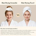 Wecoe Hair Towel Scrunchies 2pcs Soft Absorbent Large Microfiber Hair Drying - Image 5