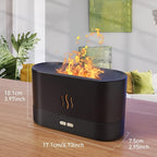 Colorful Flame Air Aroma Diffuser Humidifier, Upgraded 7 Flame Colors Noiseless - Image 3
