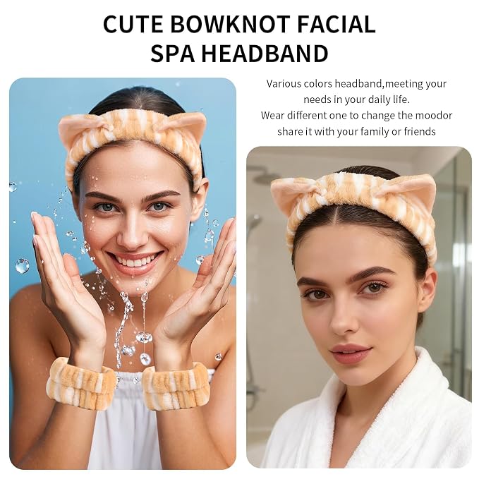 PERFECTSIGHT 2 Pack Cute Animal Headbands - Image 4