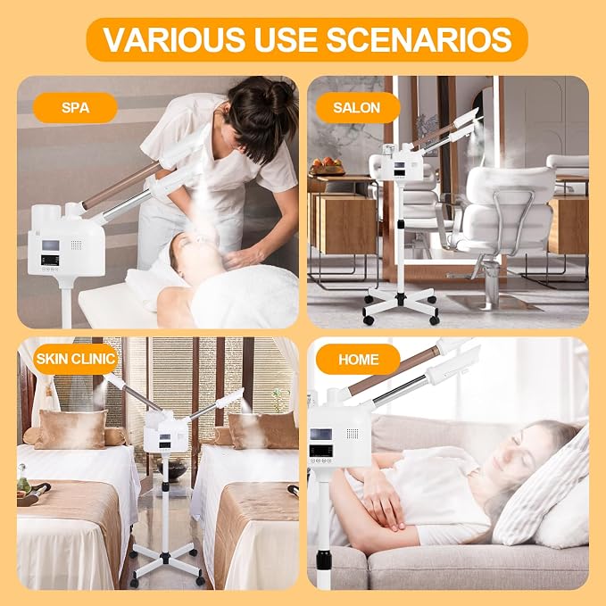 Professional Facial Steamer, 2 in 1 Facial Steamer - Image 6