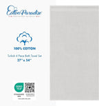 Cotton Paradise 4 Piece Turkish Bath Towels - Image 4