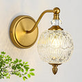 1 Piece Vintage Wall Sconce, 1-Light Mid Century Matte Brass Finish Wall Sconce by Unknown