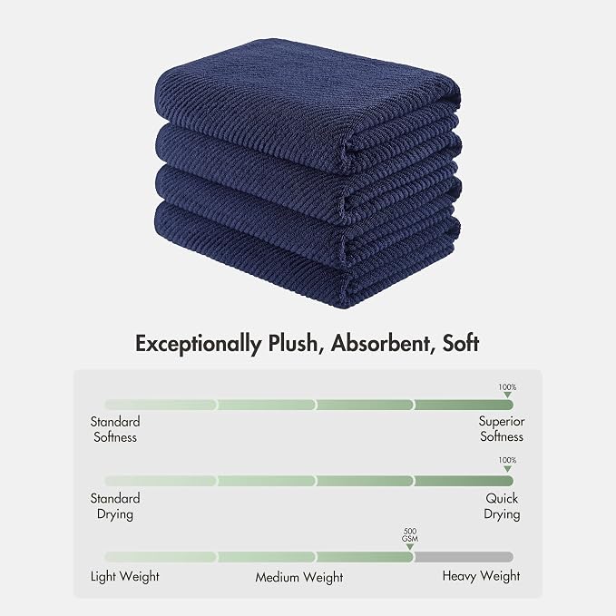 Madison Park 4-Piece Bath Towel Set - Image 8