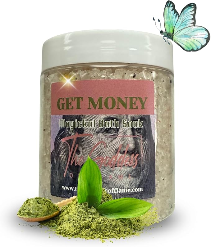 Get Money Bath Salts – Dead Sea Salt Bath Soak by TheGoddessofFlame