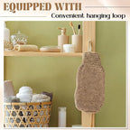 30 Pcs Exfoliating Shower Gloves Stretchable Jute Bath Mitts - Image 3