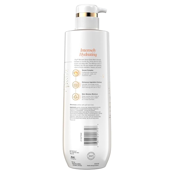 Olay Body Wash for Women, Intensely Hydrating, Pro-Hyaluronic Acid Serum Complex - Image 13