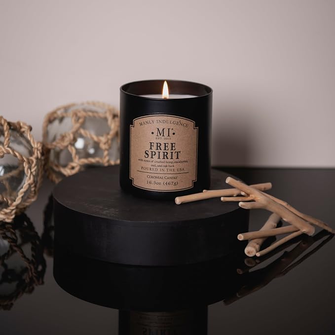 Manly Indulgence Free Spirit Scented Candles - Image 6