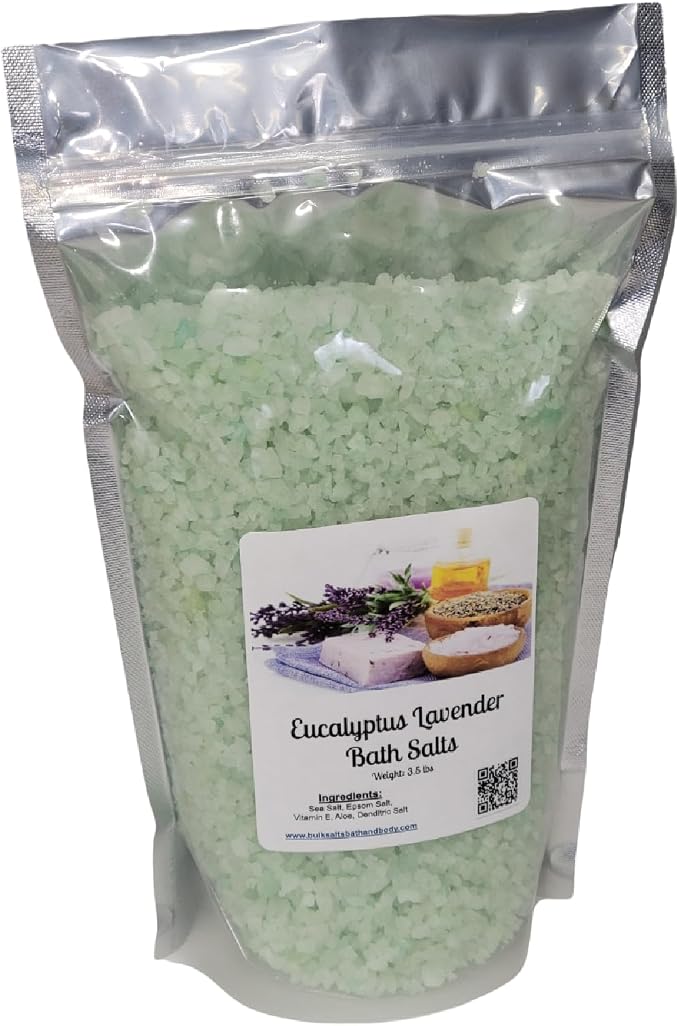 Bath Salts | 4lb Bag | Choose Your Scent | Epsom Salt | Sea Salt| Bathing | by Bulk+Salts+Bath+%26+Body