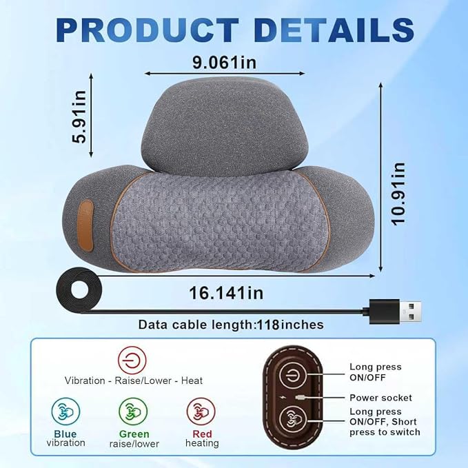 3-in-1 Neck Massager Pillow - Image 5