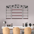 4 Tier Wall-Mounted Nail Polish Storage Racks 3PCS Metal Nail Polish Organizer - Image 6