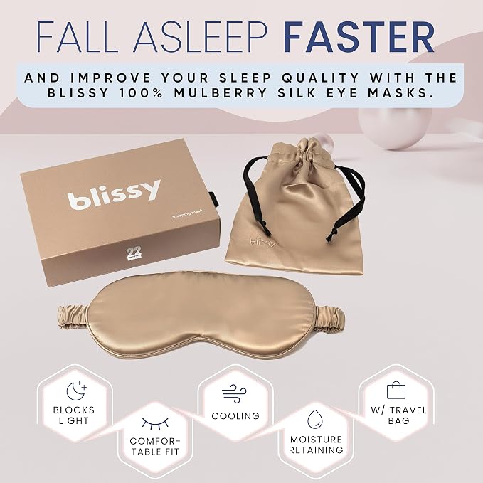 Blissy Silk Sleep Mask - Image 4