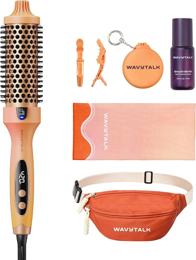 Wavytalk VIP Volume Blowout Boost Festival Bundle, Thermal Brush 1.5 inch by wavytalk-HairTalks