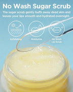 TOCOBO Lemon Sugar Lip Mask – No-Wash Overnight Lip Scrub & Sleeping Mask | - Image 3