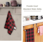 Black and Red Buffalo Plaid Hand Towels - Image 6