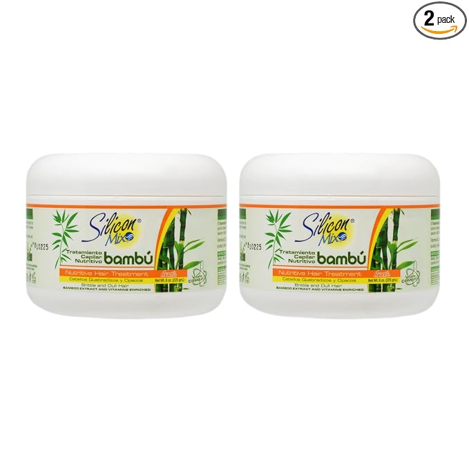 Silicon Mix Bambu Hair Treatment 8oz "Pack of 2" by SiliconMix