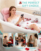 Full Body Bath Pillow for Bathtub, 5D Thick Tub Pillow for Bathtub - Image 8