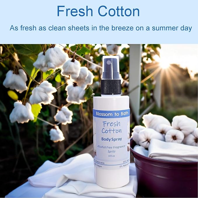 Blossom to Bath Fresh Cotton Body Spray - Image 2