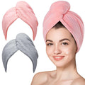 Hicober Microfiber Hair Towel, Drying Hair Wrap Towels by Hicober