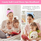 Casoty 10 Pcs Spa Headbands, Makeup Headband - Image 4