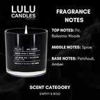 Lulu Candles | Tobacco, Spice & Vanilla | Luxury Scented Soy Jar Candle | Hand - Image 2