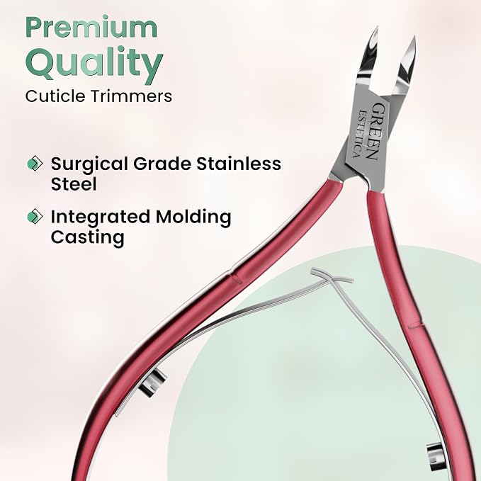 Professional Cuticle Trimmer Nail Cuticle Cutter Stainless Steel Cuticle Nippers - Image 8