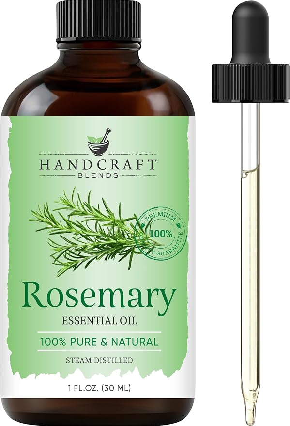 Handcraft Blends Rosemary Essential Oil – 1 Fl Oz – 100% Pure and Natural – by HandcraftBlends