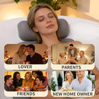 4D Silicone Bath Pillow for Tub, Upgraded Adjustable Bathtub Pillow Head Neck - Image 9