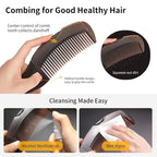 Dandruff Comb Wide Tooth, Stainless Steel Fine Tooth Lice/Psoriasis Scalp Detox - Image 6