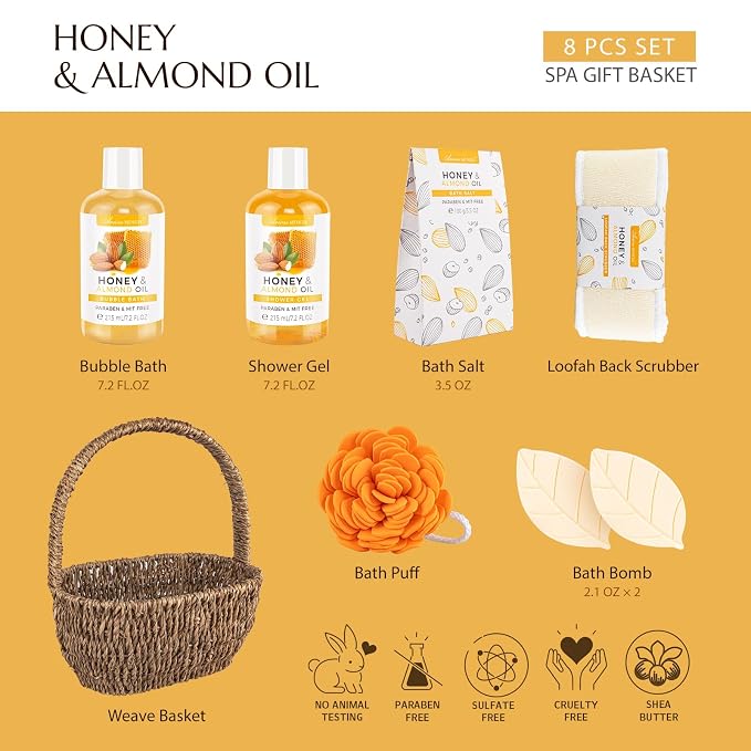 Bath Spa Gift Basket, Bath & Body Gift Set - Image 2