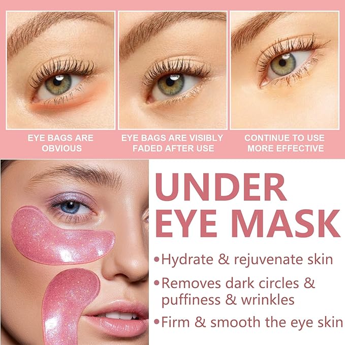 30 Pairs Lip Mask & Eye Mask, Under Eye Patches - Image 2