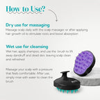 HEETA Hair Scalp Massager Shampoo Brush 2 Pack, Soft Silicone Bristles to - Image 5