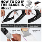 Black Adjustable Nail Clippers - Image 8