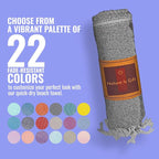 Beach Towel 100% Cotton Turkish Beach Towel Adult 38x70 Inch Pre-washed - Image 5