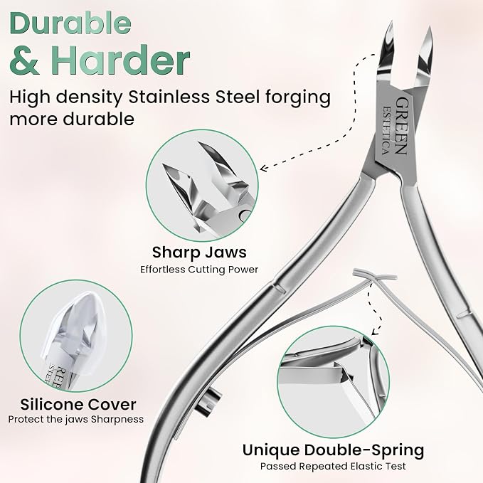 Professional Premium Cuticle Trimmer Stainless Steel Cuticle Nippers - Image 5
