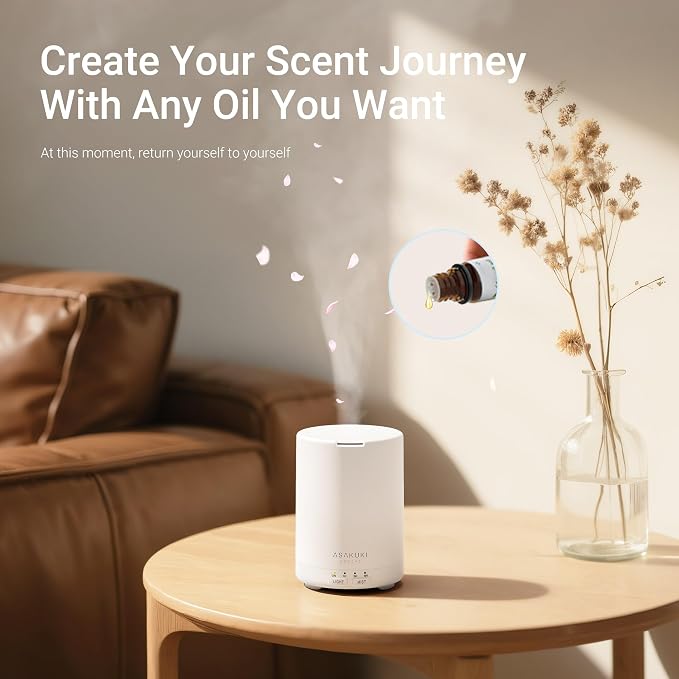 ASAKUKI Essential Oil Diffuser for Home, 300 ml Humidifier - Image 6