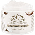 Organic Coconut Oil Scrub, Exfoliating Salt Body Scrub, Deep Cleansing by WhiteNaturals