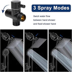NearMoon Filtered Rain Shower Head, High Pressure 8″Square, and 5 settings - Image 2