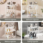 SanDream Hair Tool Organizer Bathroom Countertop, 2-Tier Metal Bathroom - Image 5