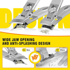 Toenail Clippers for Thick Toenails, Wide Jaw Opening Nail Clippers for Men - Image 3