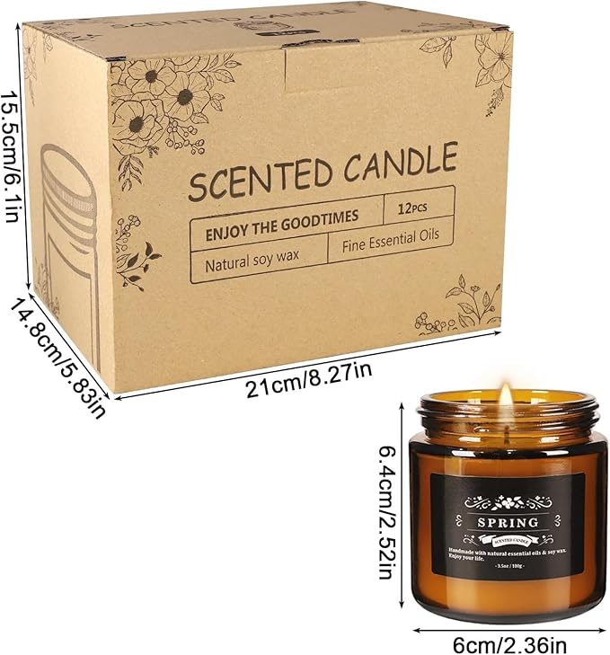 YOROXRG 12 Pcs Scented Candles - Image 6